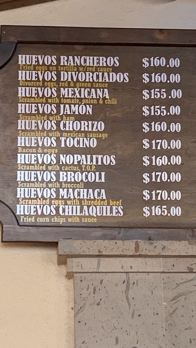 Café Olé Menu - Image 2