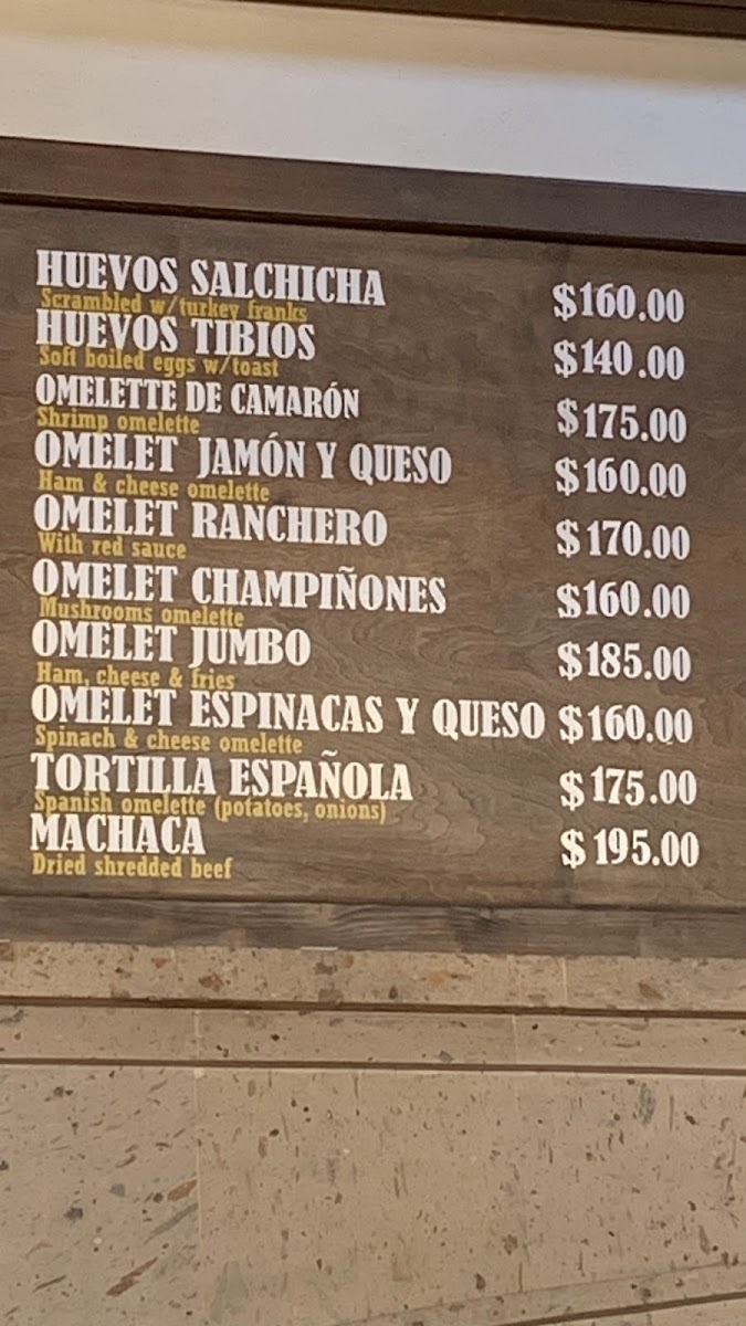 Café Olé Menu - Image 3