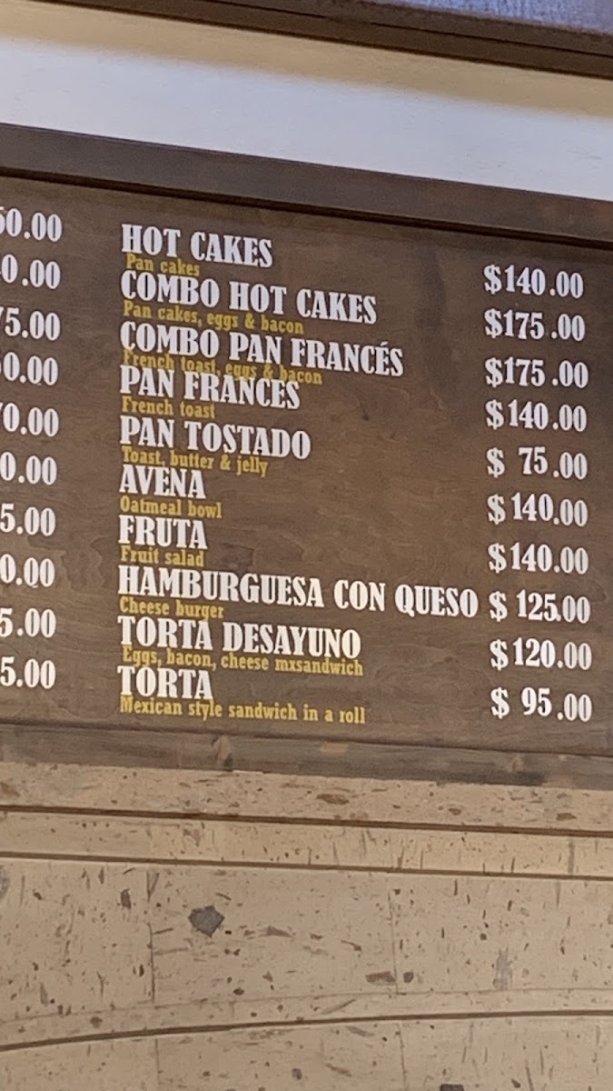 Café Olé Menu - Image 4